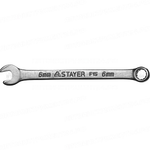 Комбинированный гаечный ключ 6 мм, STAYER